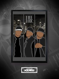 the fox - squares poster